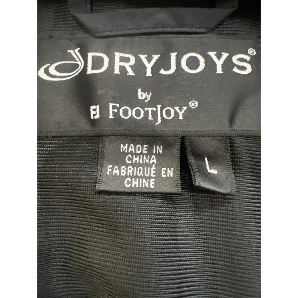 Dryjoys By Footjoy Pullover Jacket Saiae BLUE Rainproof short sleeve Men's LARGE